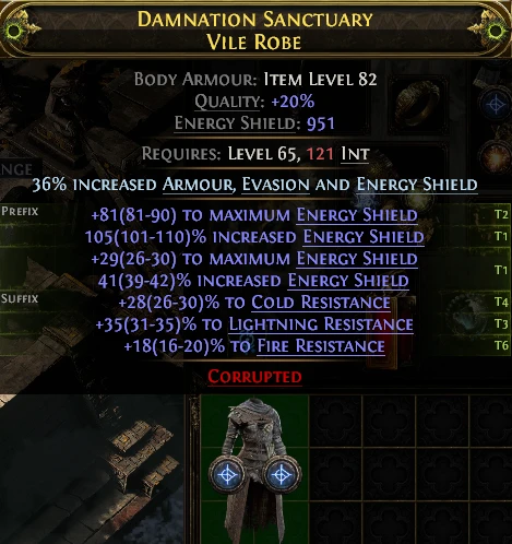 DAMNATION SANCTUARY VILE ROBE
