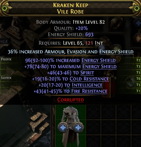 KRAKEN KEEP VILE ROBE