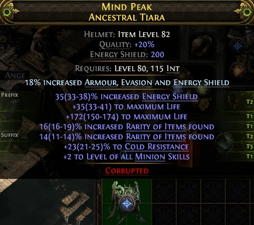 MIND PEAK ANCESTRAL TIARA