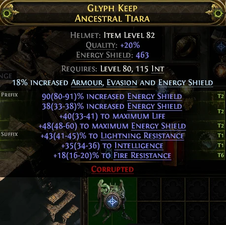 GLYPH KEEP ANCESTRAL TIARA