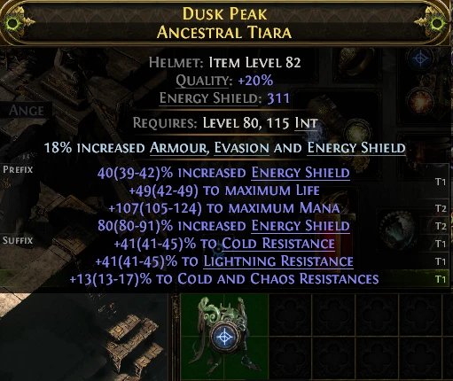 DUSK PEAK ANCESTRAL TIARA