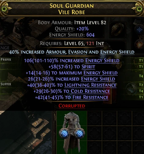 SOUL GUARDIAN VILE ROBE