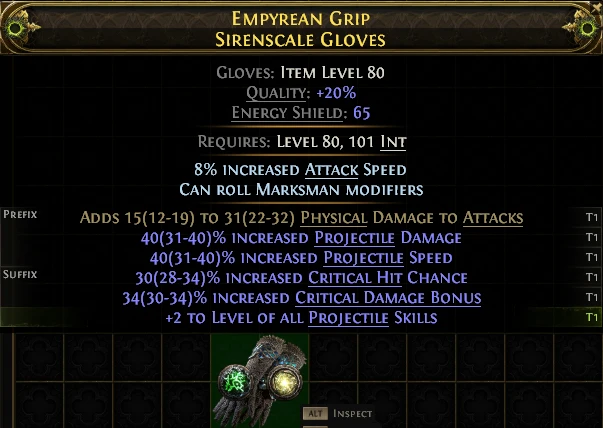 EMPYREAN GRIP SIRENSCALE GLOVES