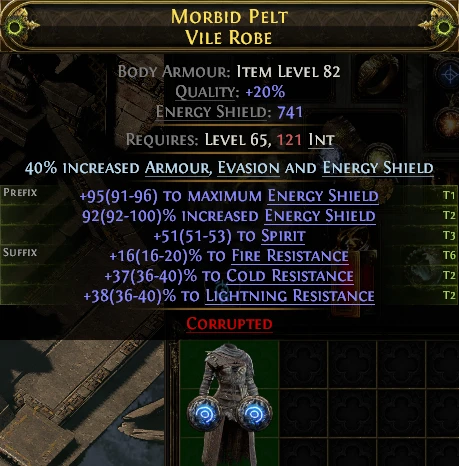 MORBID PELT VILE ROBE