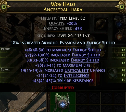 WOE HALO ANCESTRAL TIARA
