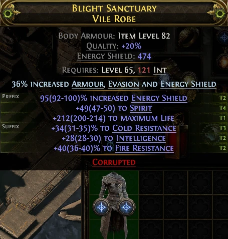 BLIGHT SANCTUARY VILE ROBE