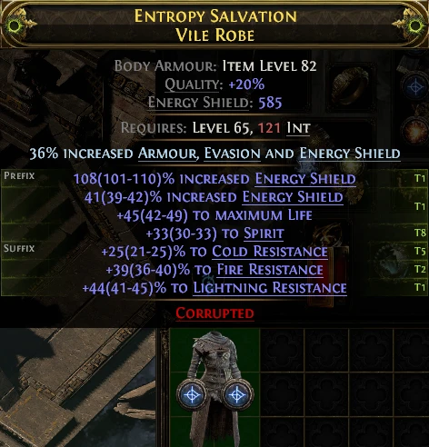 ENTROPY SALVATION VILE ROBE