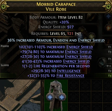 MORBID CARAPACE VILE ROBE