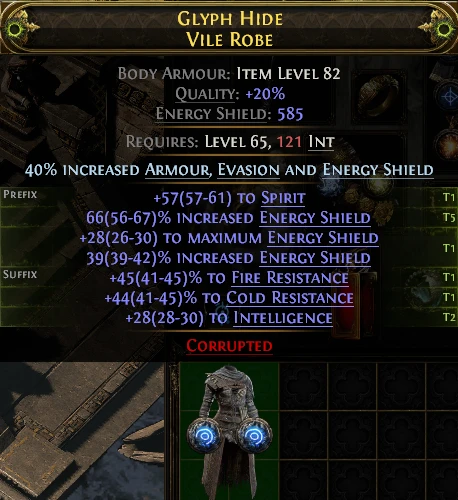 GLYPH HIDE VILE ROBE