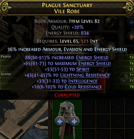 PLAGUE SANCTUARY VILE ROBE