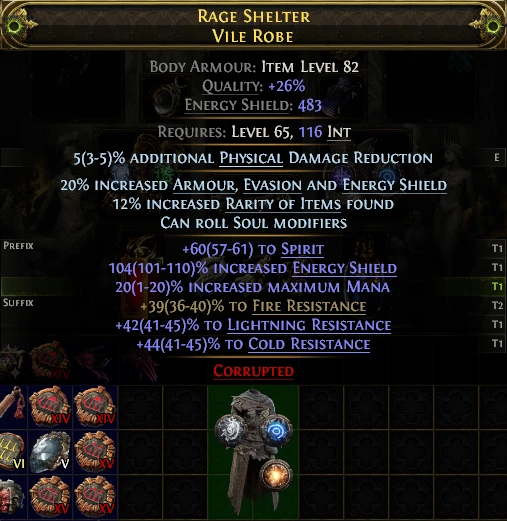 RAGE SHELTER VILE ROBE