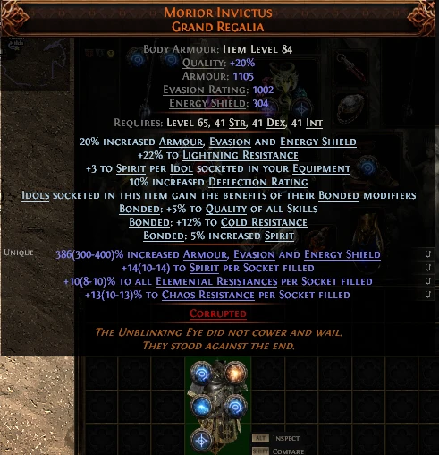 MORIOR INVICTUS GRAND REGALIA