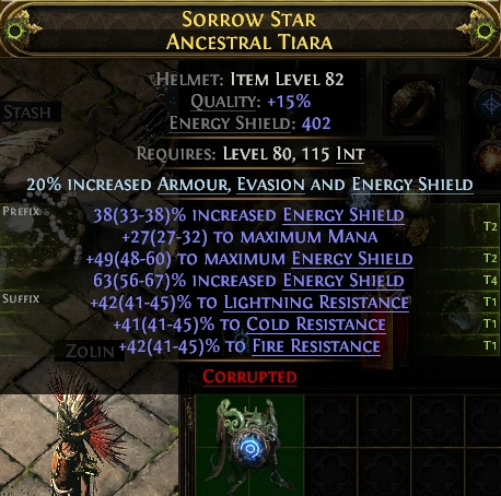SORROW STAR ANCESTRAL TIARA