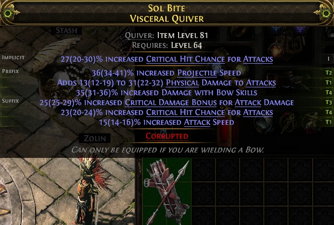 SOL BITE VISCERAL QUIVER STASH