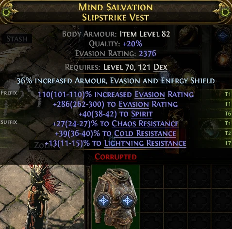 MIND SALVATION SLIPSTRIKE VEST