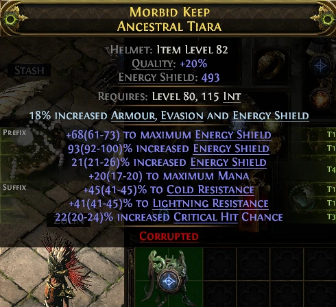 MORBID KEEP ANCESTRAL TIARA