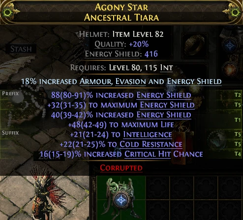 AGONY STAR ANCESTRAL TIARA