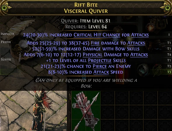 RIFT BITE VISCERAL QUIVER