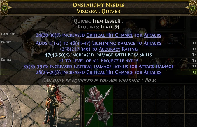 ONSLAUGHT NEEDLE VISCERAL QUIVER