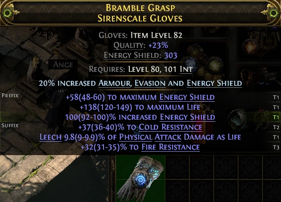 BRAMBLE GRASP SIRENSCALE GLOVES