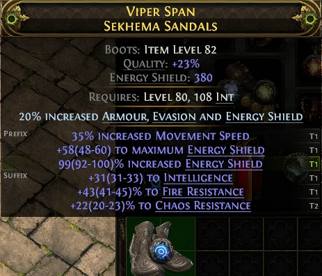 VIPER SPAN SEKHEMA SANDALS