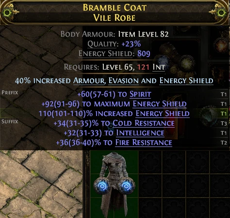 BRAMBLE COAT VILE ROBE