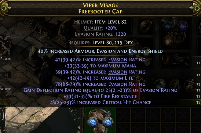 VIPER VISAGE FREEBOOTER CAP