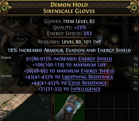 DEMON HOLD SIRENSCALE GLOVES