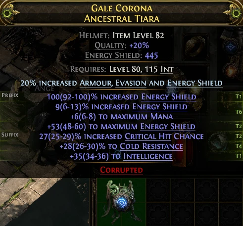 GALE CORONA ANCESTRAL TIARA