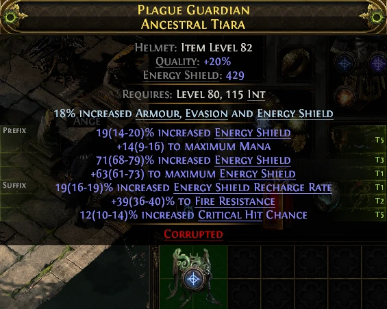 PLAGUE GUARDIAN ANCESTRAL TIARA