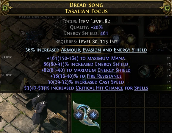 DREAD SONG TASALIAN Focus VERISION ANVIL