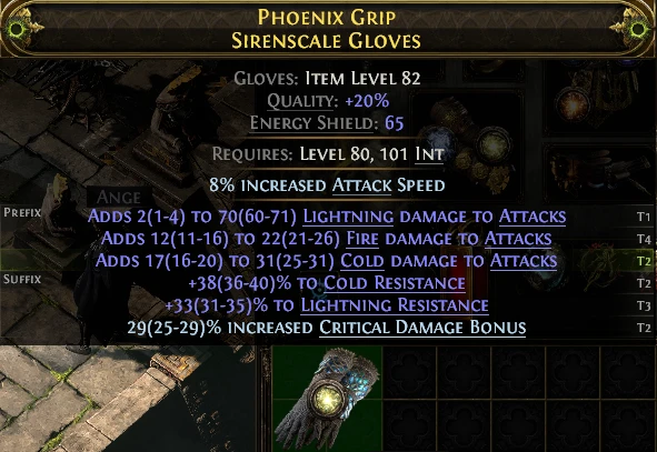 PHOENIX GRIP SIRENSCALE GLOVES
