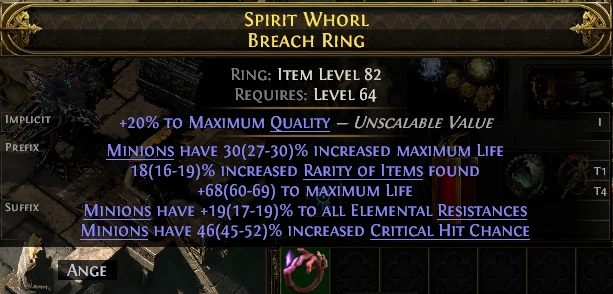 SPIRIT WHORL BREACH RING