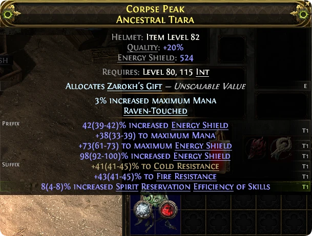 CORPSE PEAK ANCESTRAL TIARA