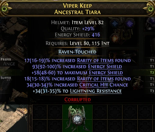 VIPER KEEP ANCESTRAL TIARA