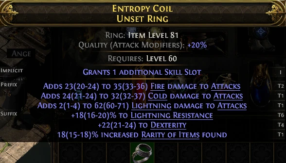 ENTROPY COIL UNSET RING