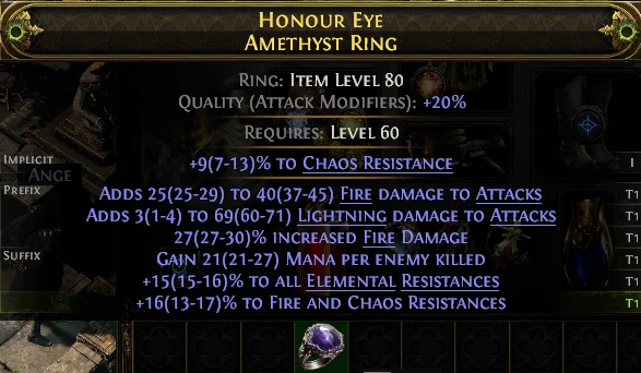 HONOUR EYE AMETHYST RING