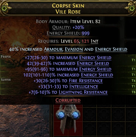 CORPSE SKIN VILE ROBE