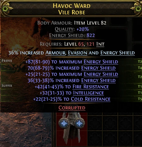 HAVOC WARD VILE ROBE