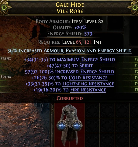 GALE HIDE VILE ROBE