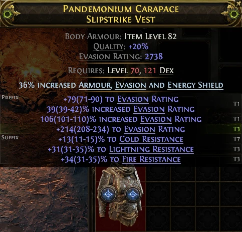 PANDEMONIUM CARAPACE SLIPSTRIKE VEST