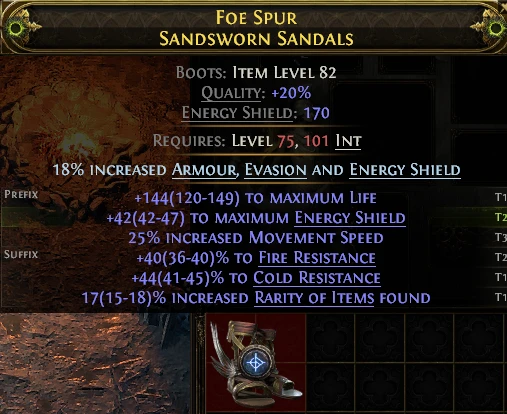 FOE SPUR SANDSWORN SANDALS
