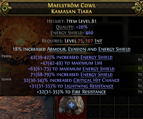 MAELSTRÖM COWL KAMASAN TIARA