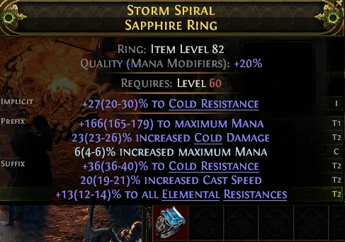 STORM SPIRAL SAPPHIRE RING