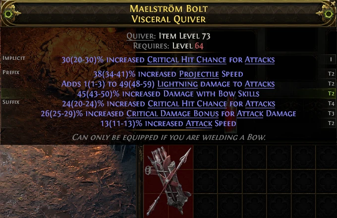MAELSTRÖM BOLT VISCERAL QUIVER