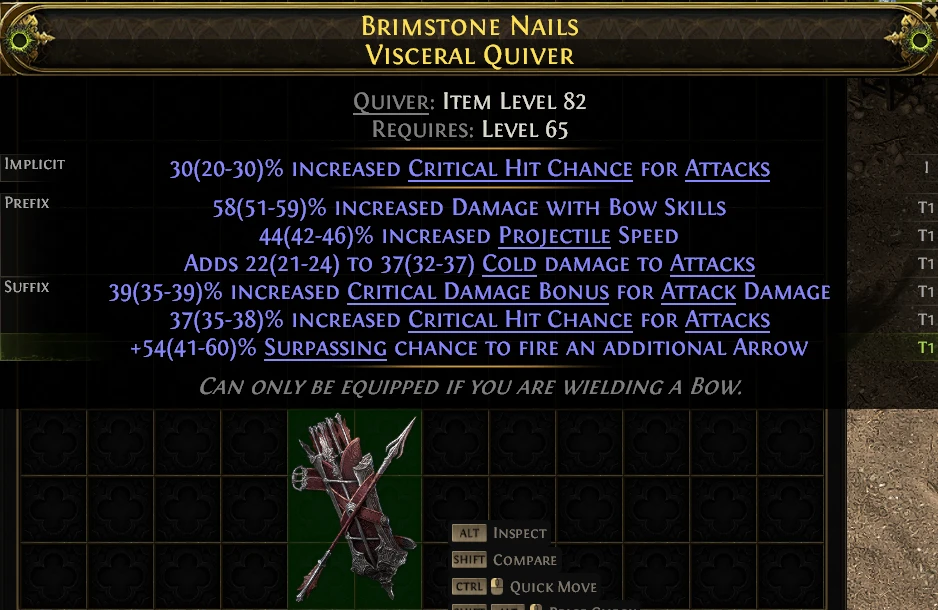 BRIMSTONE NAILS VISCERAL QUIVER