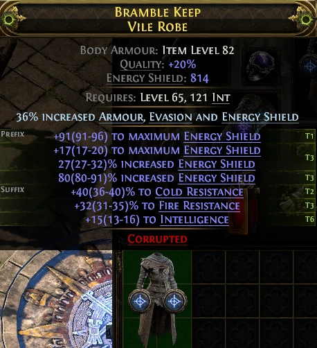BRAMBLE KEEP VILE ROBE