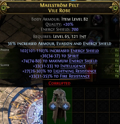 MAELSTRÖM PELT VILE ROBE