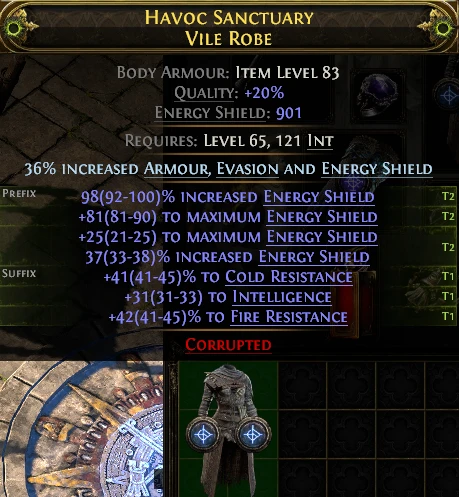 HAVOC SANCTUARY VILE ROBE