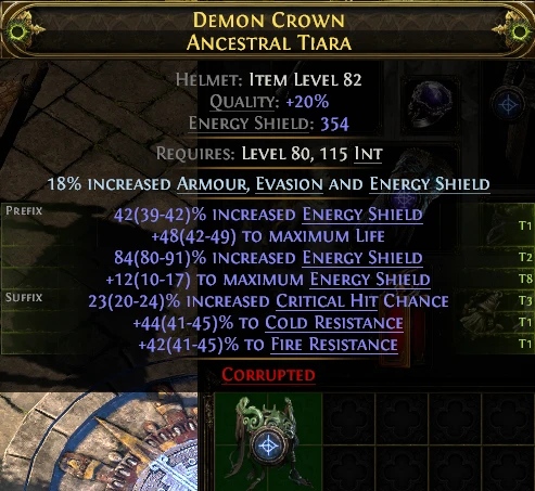 DEMON CROWN ANCESTRAL TIARA